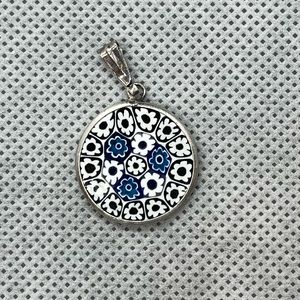 Murano glass Millefiori pendant